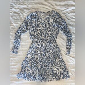 NWOT Blue & White Dress